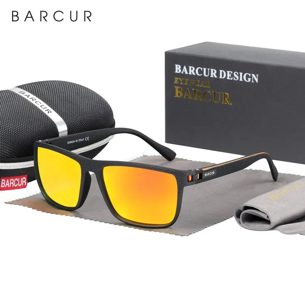 BARCUR Sports Sunglasses for Men Polarized FishingTravel TR90 Light Weight Sun Glasses Women Eyewear Accessory Oculos - Suncollections