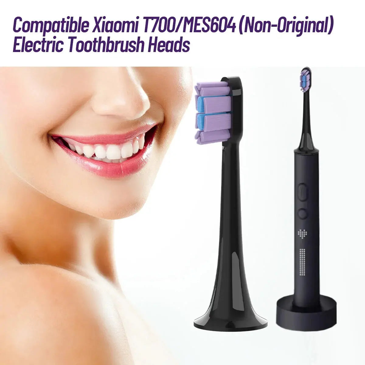 5/10PCS Replacement Brush Heads For XIAOMI MIJIA T700 - Suncollections