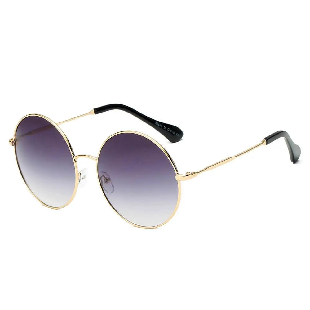 HERMISTON - Classic Circle Tinted Fashion Round Sunglasses - Suncollections