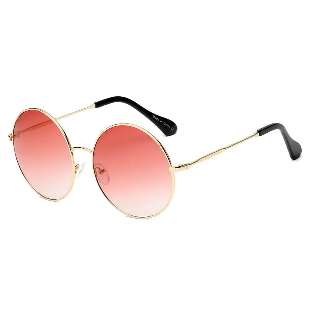 HERMISTON - Classic Circle Tinted Fashion Round Sunglasses - Suncollections