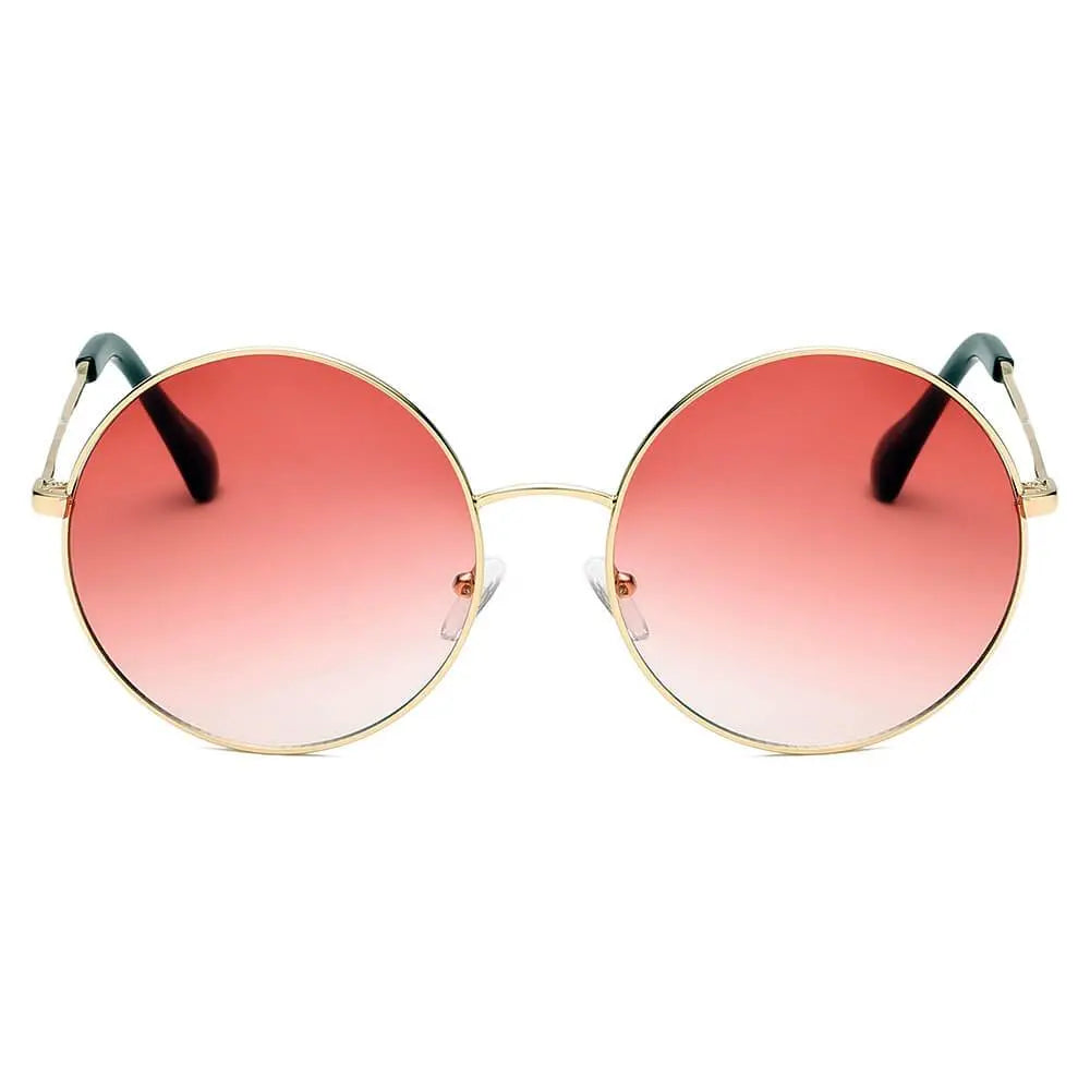 HERMISTON - Classic Circle Tinted Fashion Round Sunglasses - Suncollections