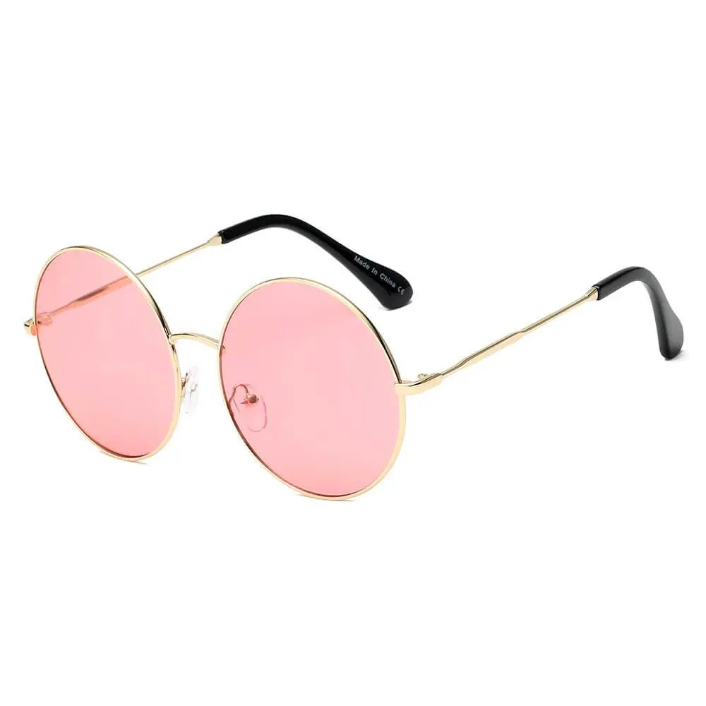 HERMISTON - Classic Circle Tinted Fashion Round Sunglasses - Suncollections