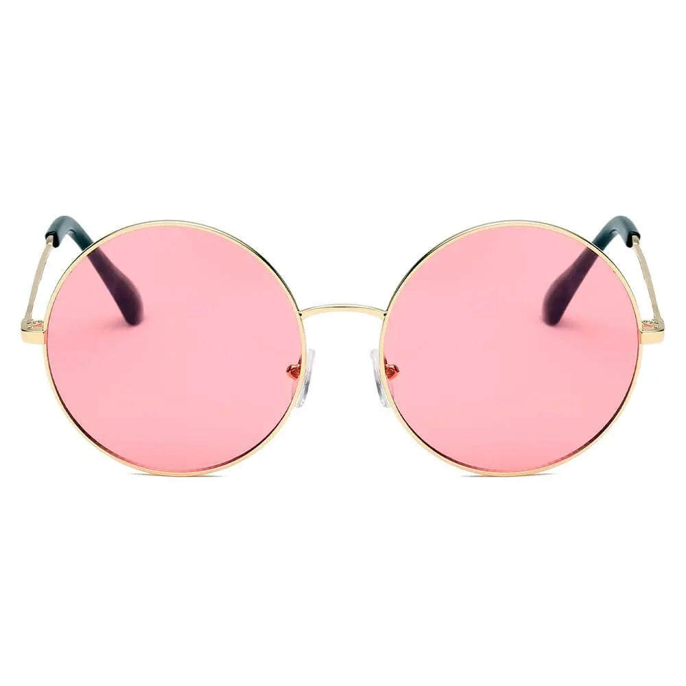 HERMISTON - Classic Circle Tinted Fashion Round Sunglasses - Suncollections