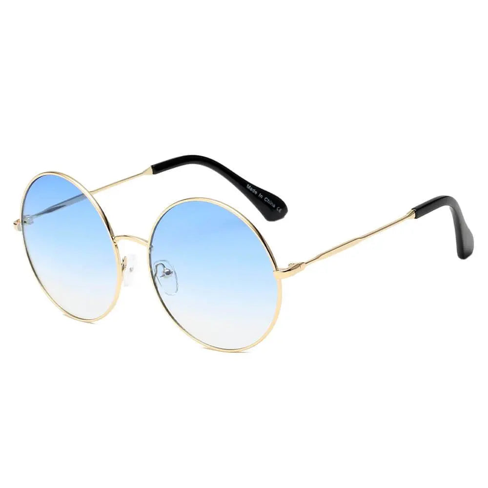 HERMISTON - Classic Circle Tinted Fashion Round Sunglasses - Suncollections