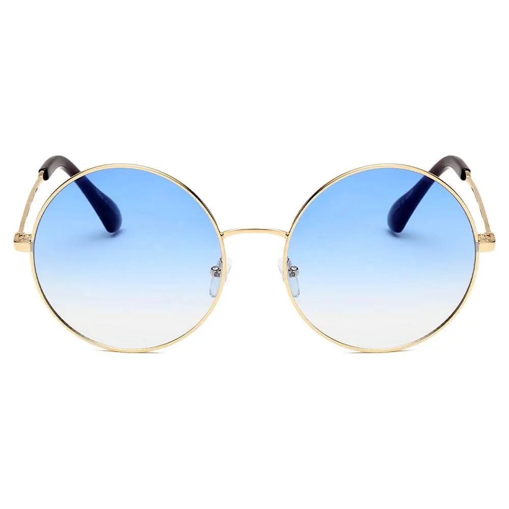 HERMISTON - Classic Circle Tinted Fashion Round Sunglasses - Suncollections