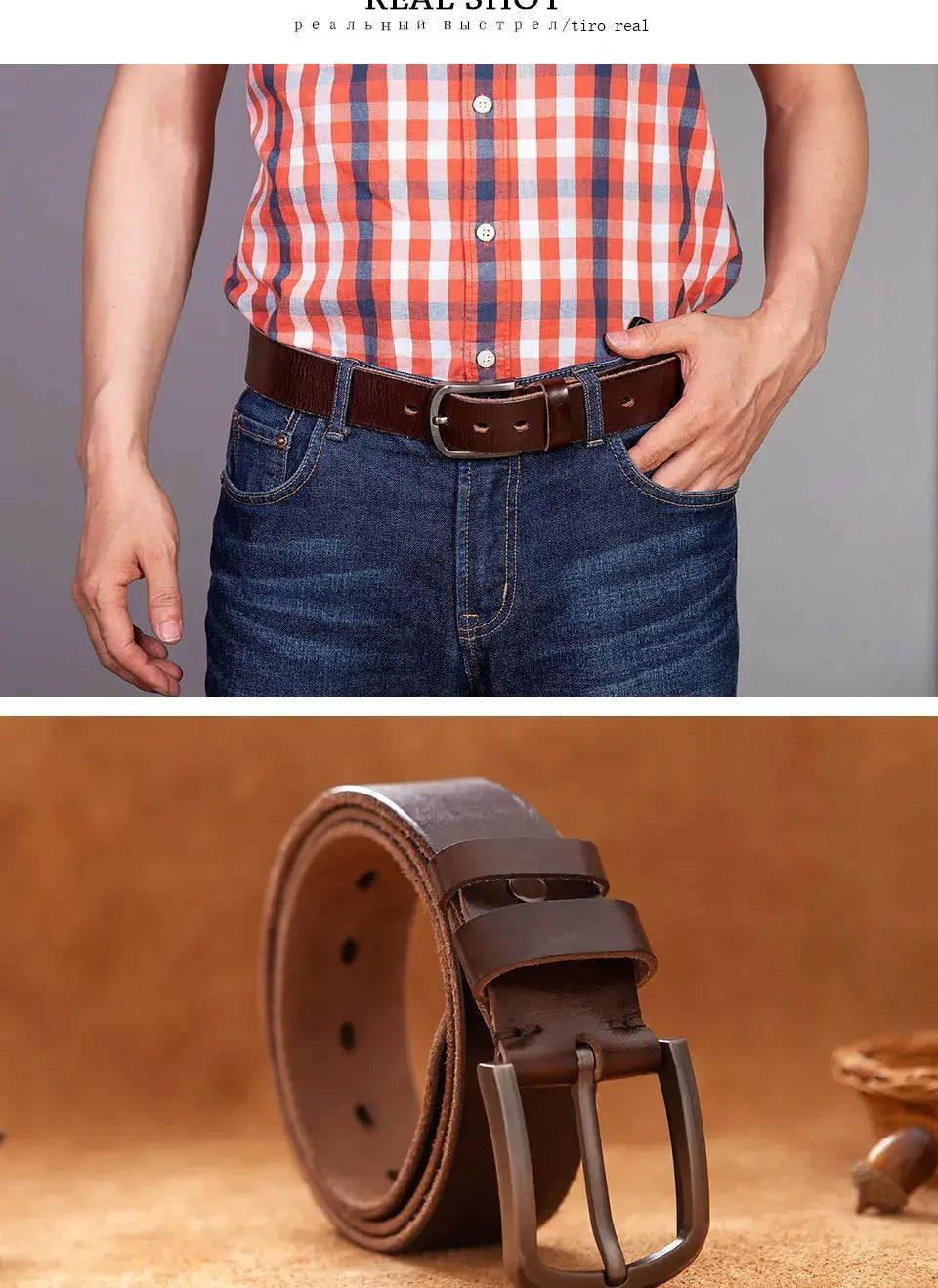 Top Cow genuine leather belts for men luxury - Suncollections