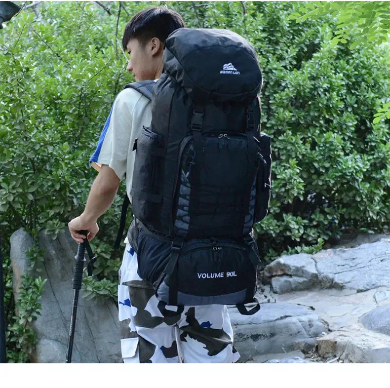 90L Travel Bag Camping Backpack Hiking - Suncollections