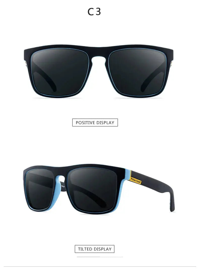 New Fashion Guy's Sun Glasses Polarized Sunglasses Men Classic Design Mirror Square Ladies Sun Glasses Women - Suncollections