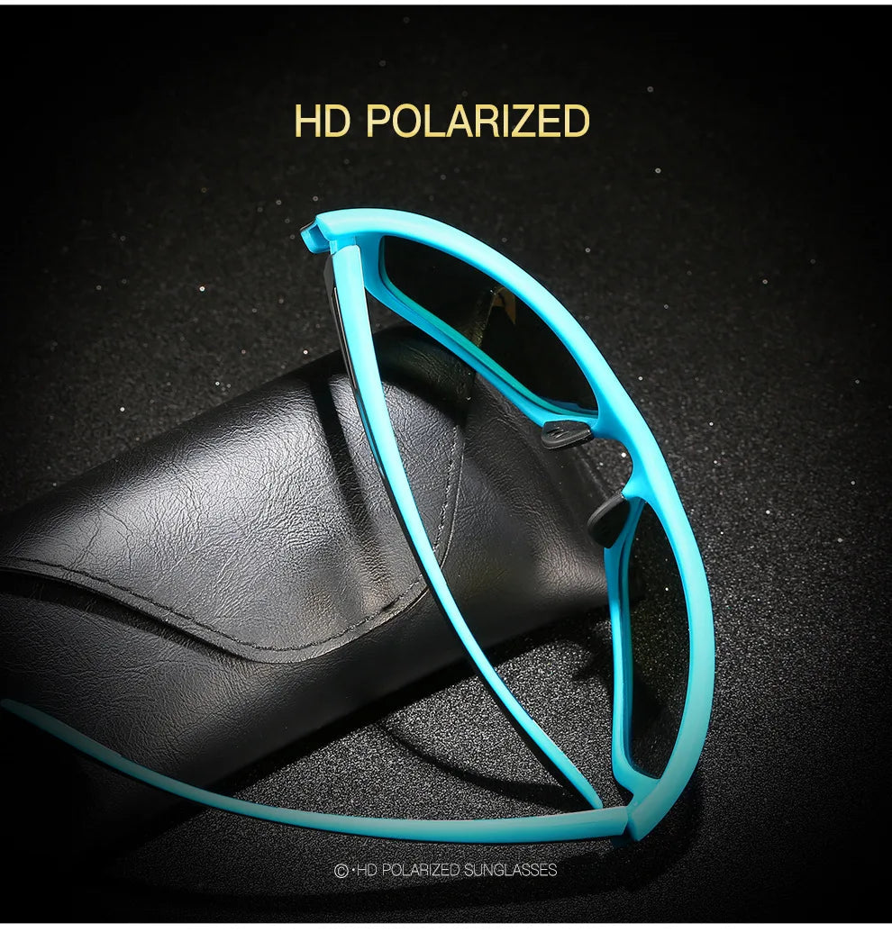 Fashion Classic Square Polarized Sunglasses Men Women Sports Outdoor Beach Fishing Travel Colorful Sun Glasses UV400 Goggles Suncollections