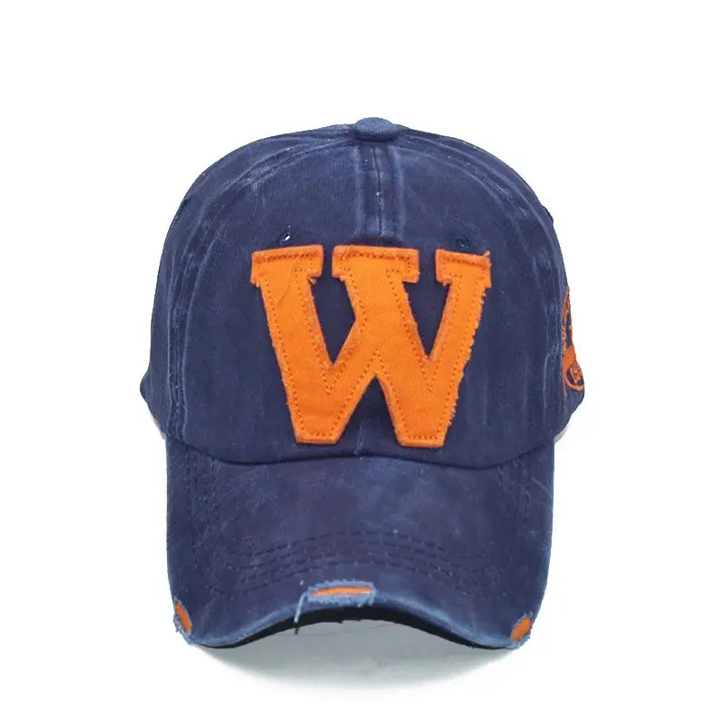 W Letter Baseball Cap - Suncollections