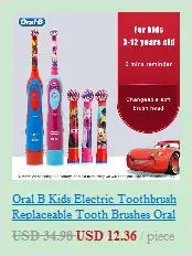 Original Oral-B Toothbrush Head Replacement for iO Series Electric Tooth Brush Soft Bristles Adults Oral Clean Care 3Pcs/Pack - Suncollections