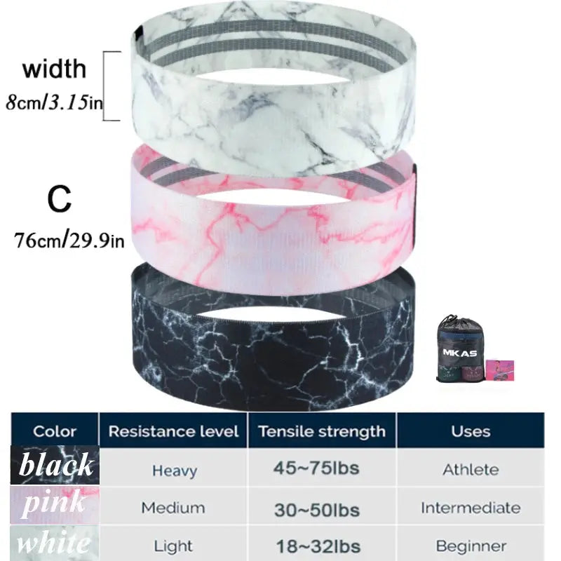 Hip Fitness Resistance Bands - Suncollections