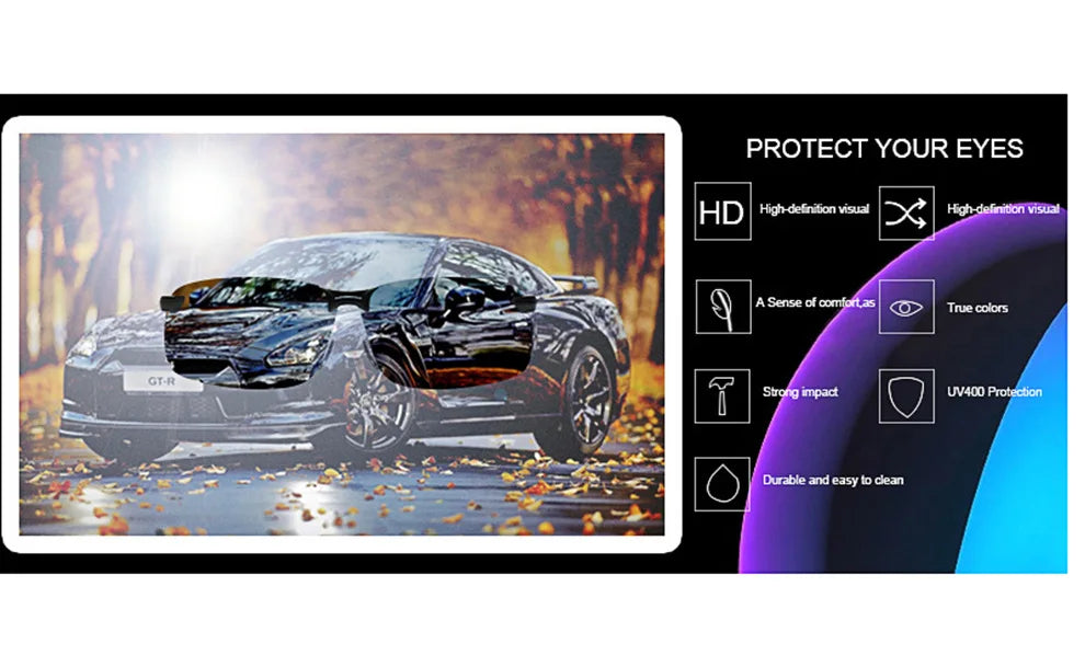 Fashion Classic Square Polarized Sunglasses Men Women Sports Outdoor Beach Fishing Travel Colorful Sun Glasses UV400 Goggles Suncollections