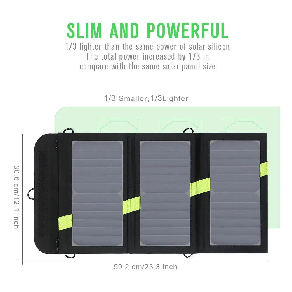 X-DRAGON Solar Mobile Power Battery Charger 5V 20W Portable Outdoor Foldable Solar Panel Cells Micro USB for Xiaomi iPhone iPad - Suncollections