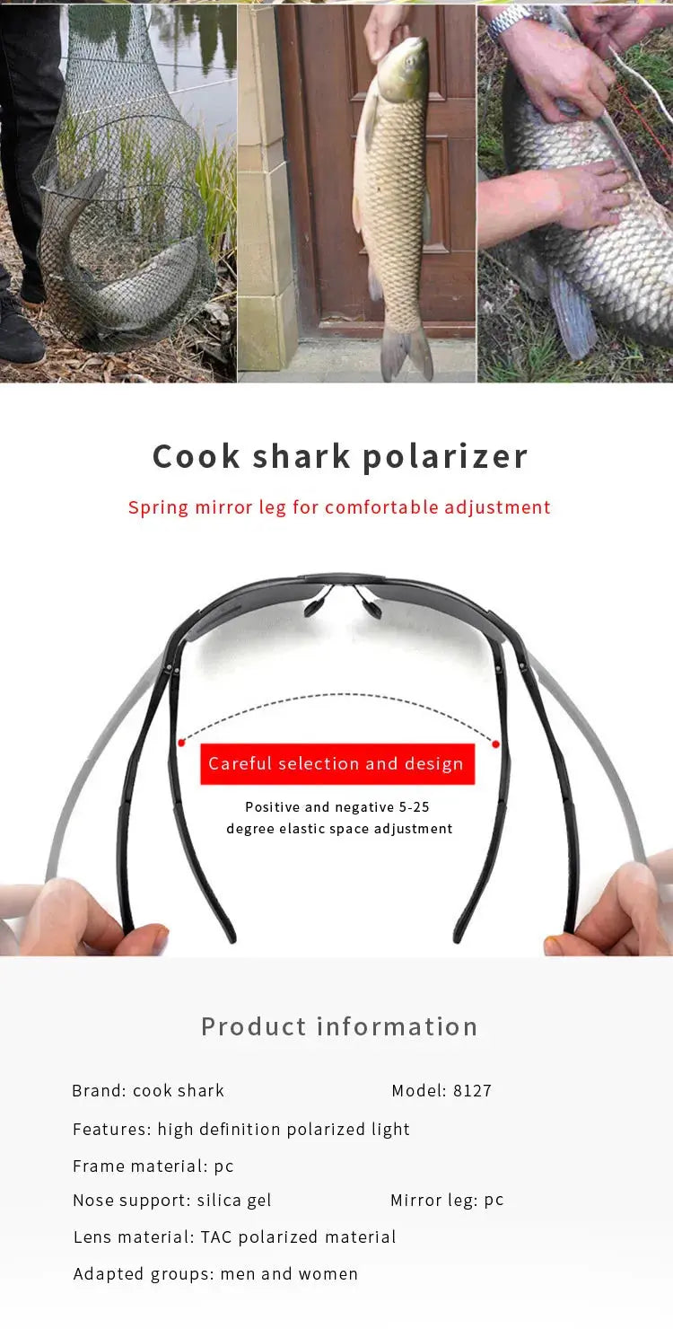 Cookshark 2025 New Sunglasses Men's Sunglasses Tide Polarized Drivers Driving Glasses - Suncollections