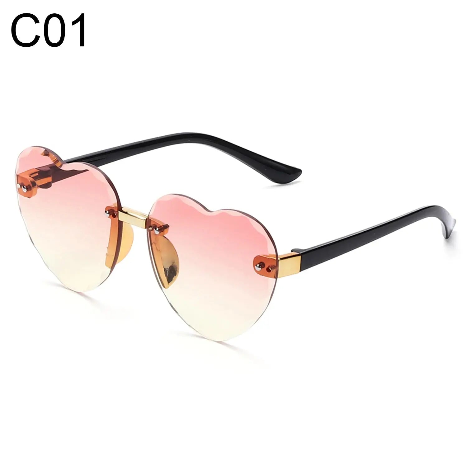 Ocean Lenses Eyewear Party/Photography Kids Sunglasses Heart-shaped Sun Glasses UV 400 Protection Children Sunglasses - Suncollections