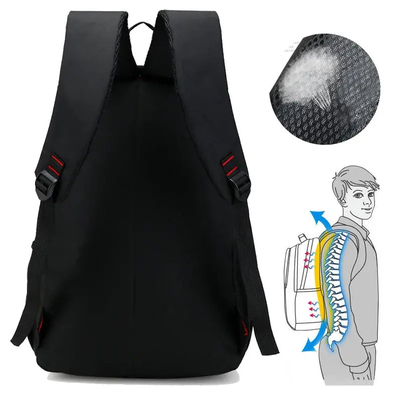 Daily Custom Logo Waterproof Laptop Backpack Mochila Escolar Nylon Oxford Unisex Laptop Backpack Travel Backpack School Bags - Suncollections