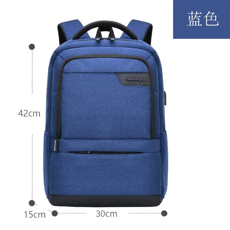 Wholesale Custom Logo Anti Theft Computer Bag College Student USB Business Backpack Laptop Bags Mochilas Con Cargador for Men - Suncollections