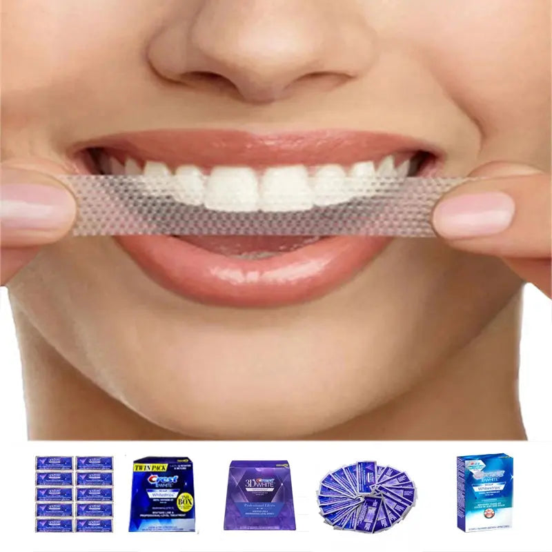 3D White Teeth Whitestrips Luxe Professional Effect 5/40 Treatments Original Oral Hygiene Tooth Teeth Whitening Strips - Suncollections