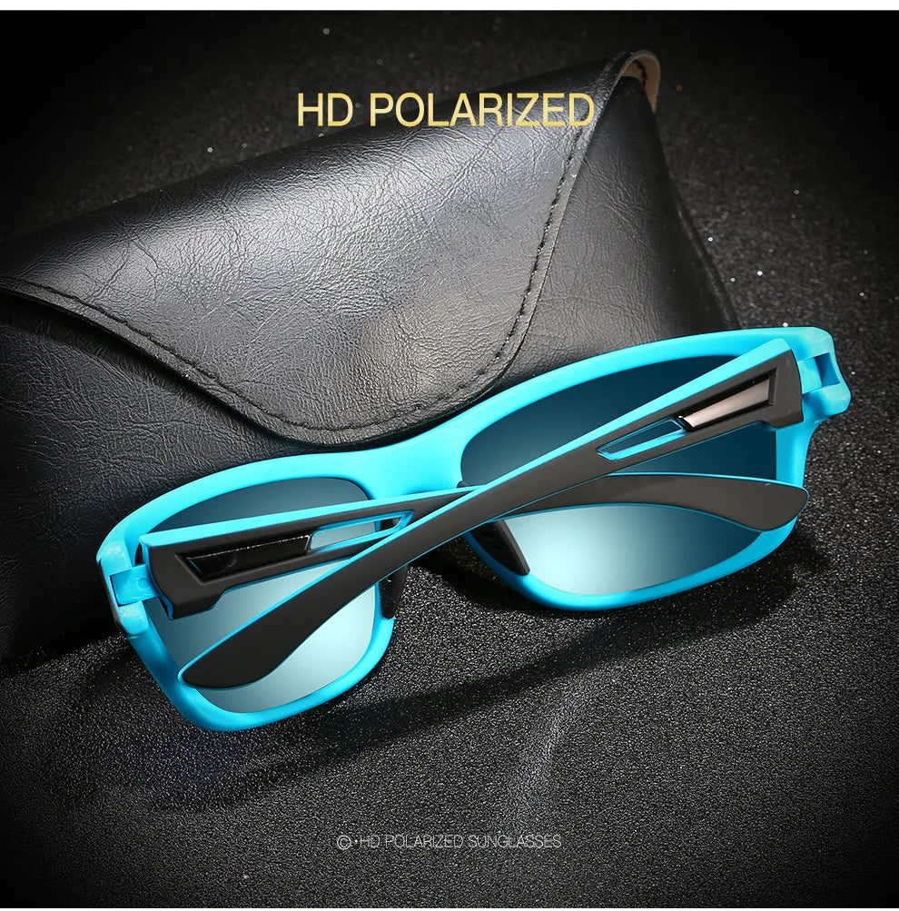 Fashion Classic Square Polarized Sunglasses Men Women Sports Outdoor Beach Fishing Travel Colorful Sun Glasses UV400 Goggles Suncollections