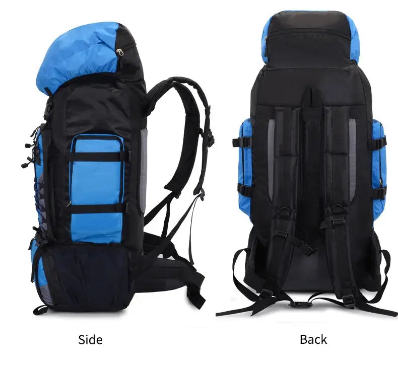 90L Travel Bag Camping Backpack Hiking Climbing Bags Mountaineering Large Sport Bag Outdoor Military Luggage Shoulder Pack - Suncollections