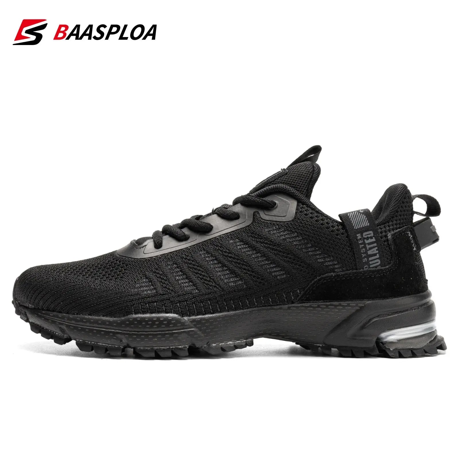 Baasploa 2022 New Male Sneakers Shoes Breathable Mesh Men Running Shoes Outdoor Grass  Walking Gym Shoes For Men Plus size 41-50 Suncollections