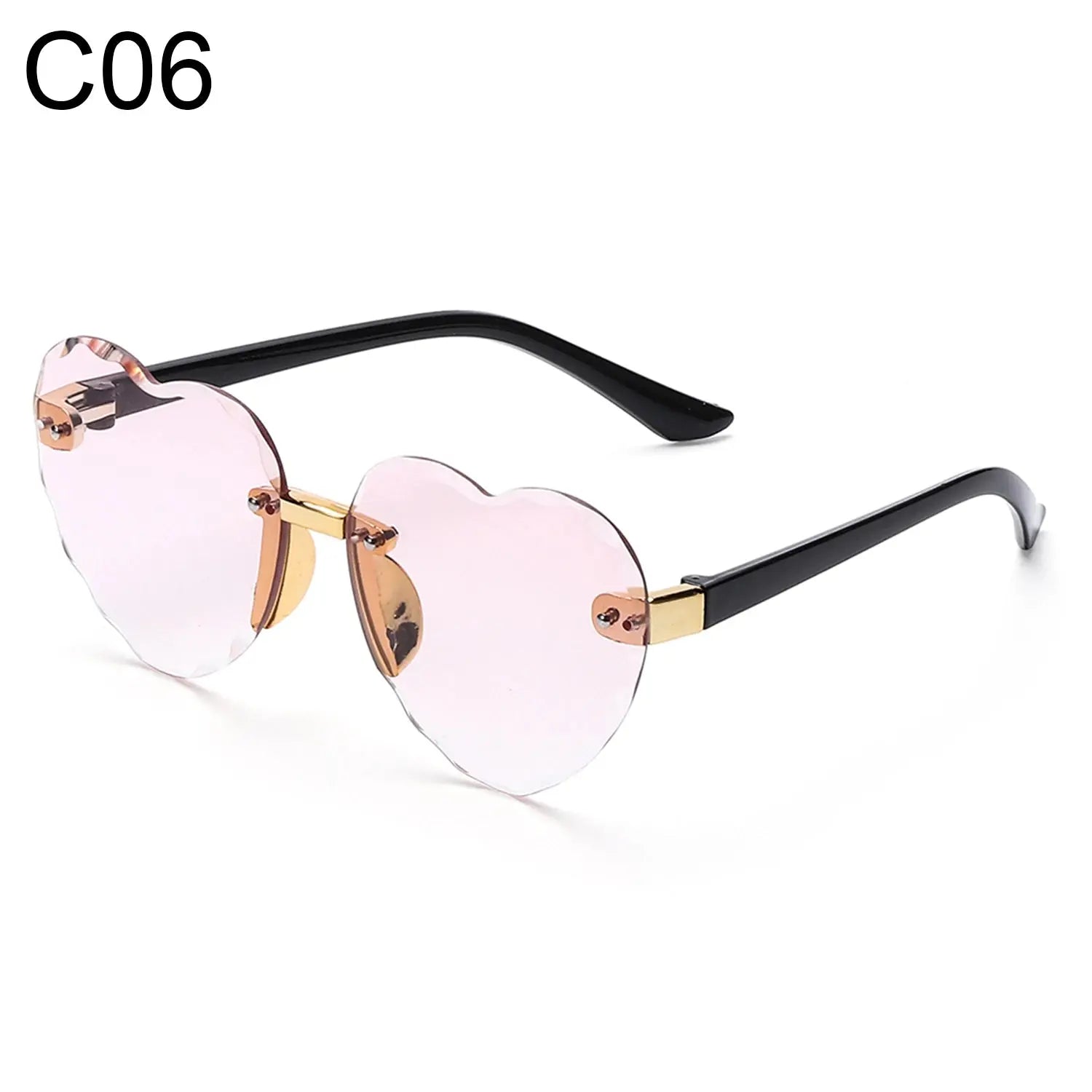 Ocean Lenses Eyewear Party/Photography Kids Sunglasses Heart-shaped Sun Glasses UV 400 Protection Children Sunglasses - Suncollections