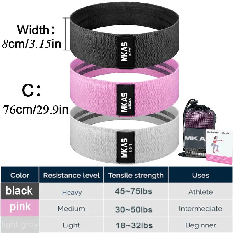Hip Fitness Resistance Bands - Suncollections