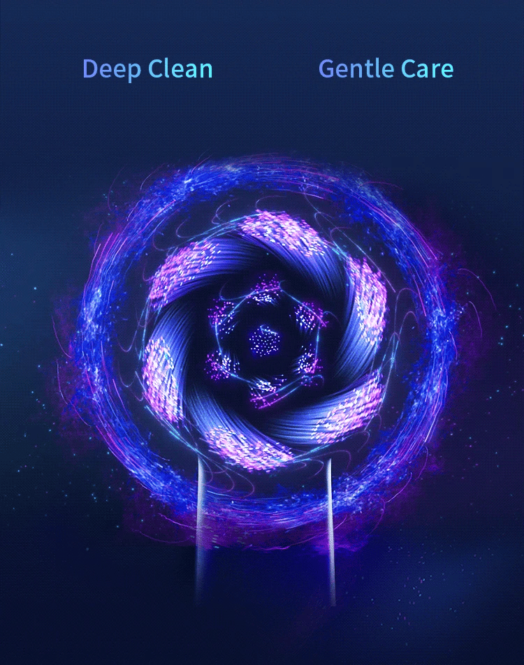 Original Oral-B Toothbrush Head Replacement for iO Series Electric Tooth Brush Soft Bristles Adults Oral Clean Care 3Pcs/Pack - Suncollections