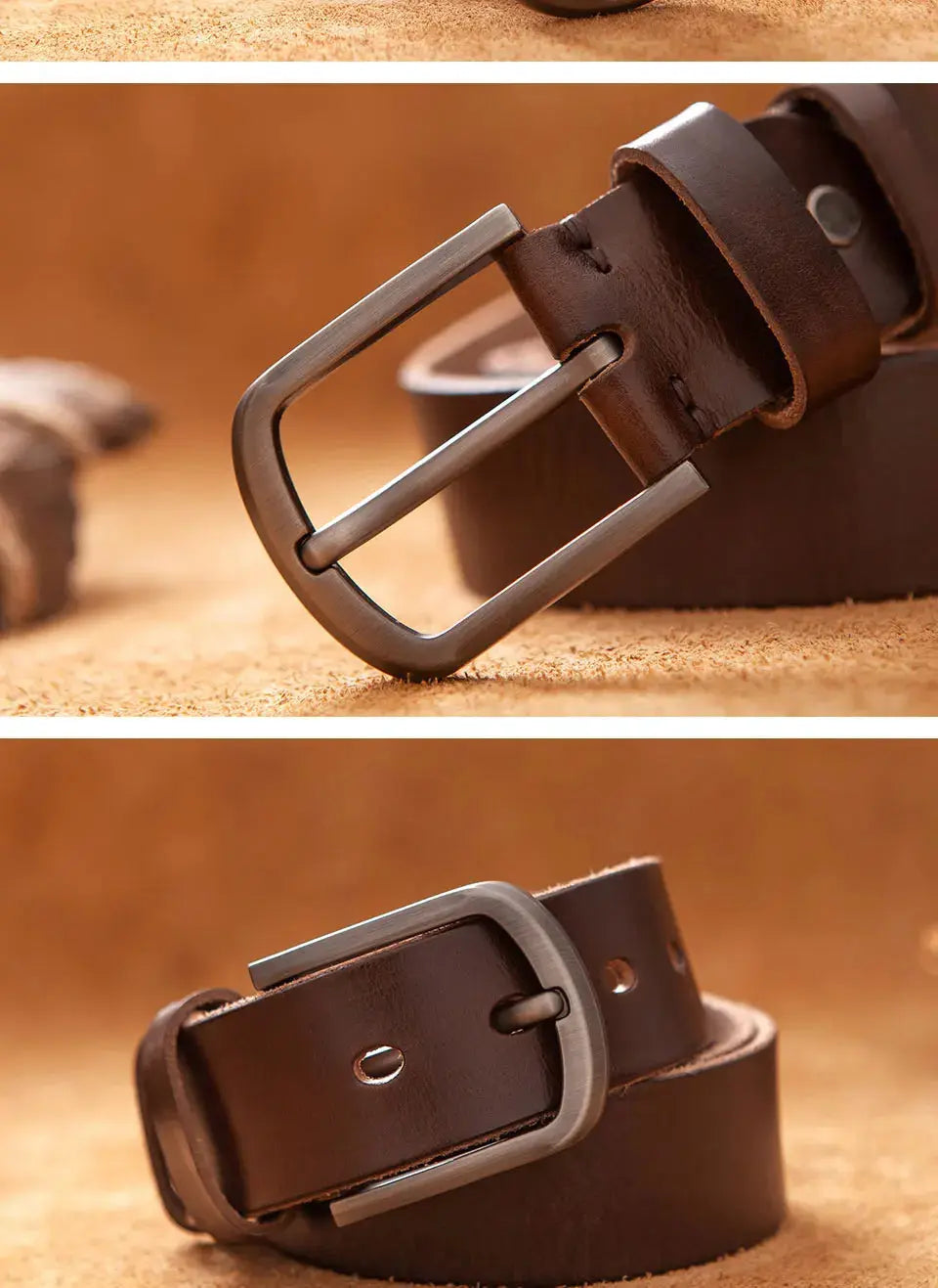 Top Cow genuine leather belts for men luxury - Suncollections