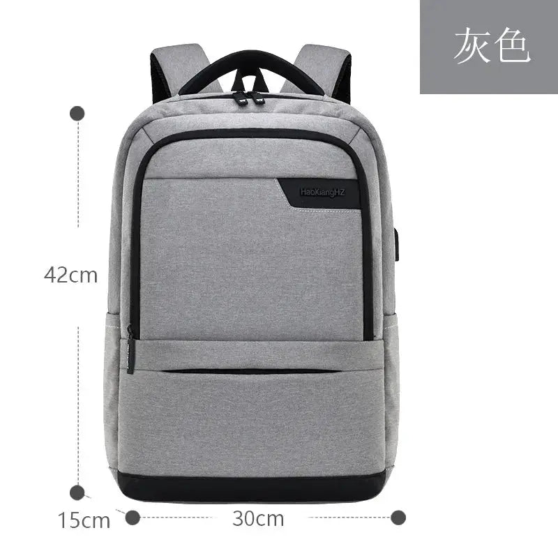 Wholesale Custom Logo Anti Theft Computer Bag College Student USB Business Backpack Laptop Bags Mochilas Con Cargador for Men - Suncollections