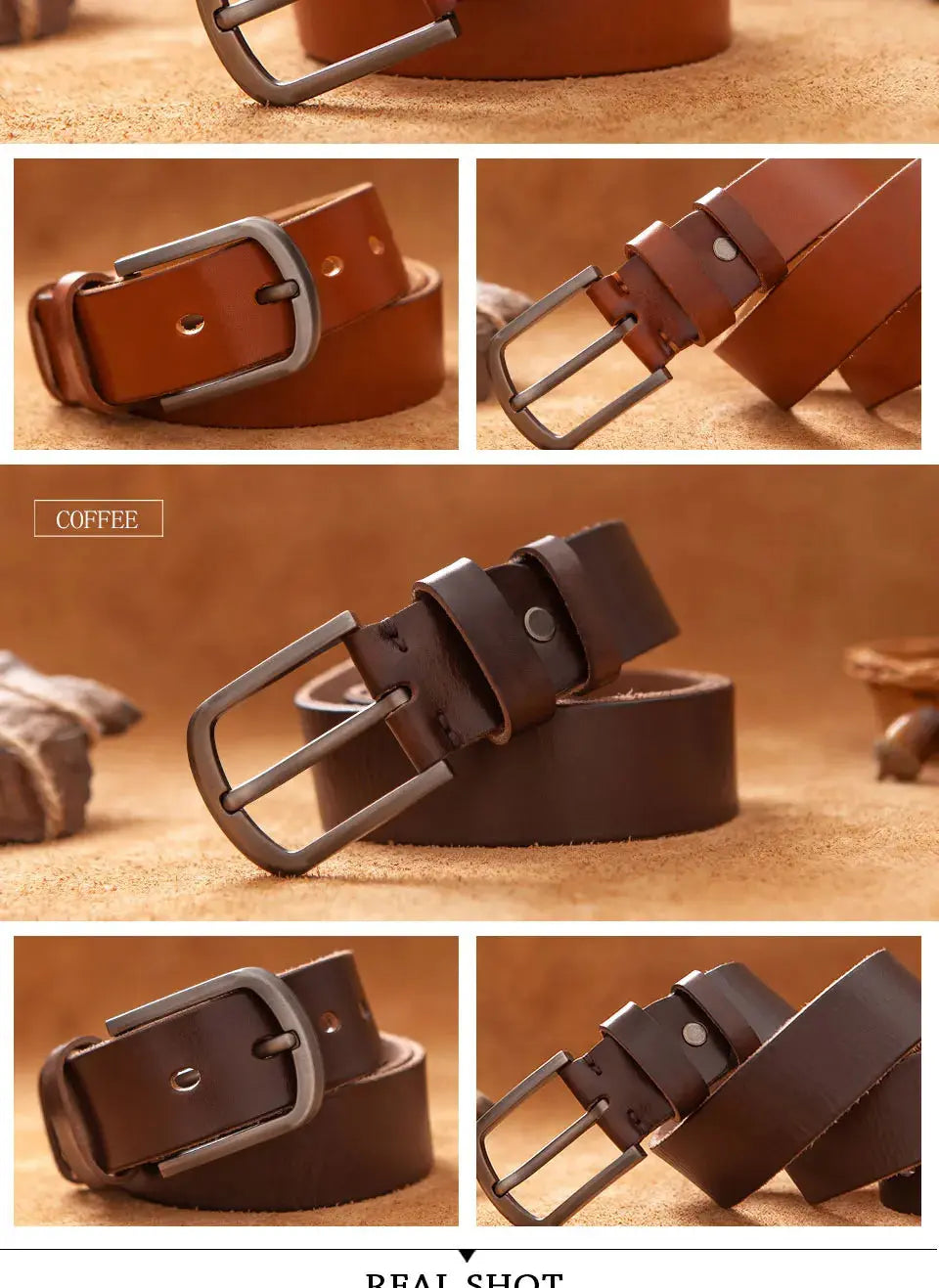 Top Cow genuine leather belts for men luxury - Suncollections