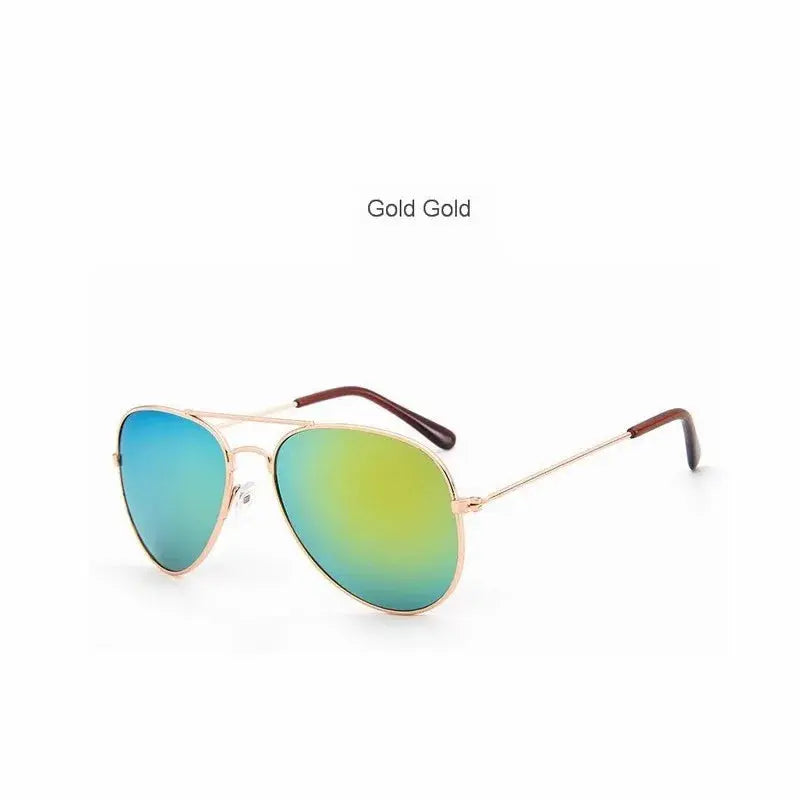 Classic Aviation sunglasses For Boy And Girl Colorful Mirror Pilot Sun Glasses Children Sunglasses Kids Sunglasses Eyewear - Suncollections
