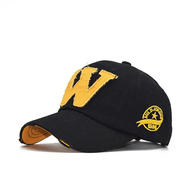W Letter Baseball Cap - Suncollections