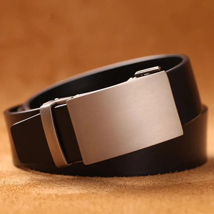 Genuine Cow Leather Automatic Belt For Men - Suncollections