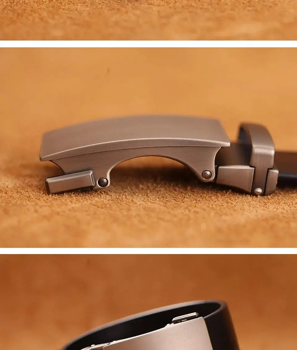 Genuine Cow Leather Automatic Belt For Men - Suncollections