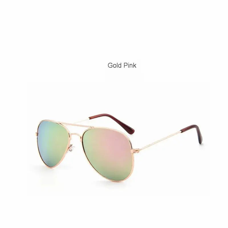Classic Aviation sunglasses For Boy And Girl Colorful Mirror Pilot Sun Glasses Children Sunglasses Kids Sunglasses Eyewear - Suncollections