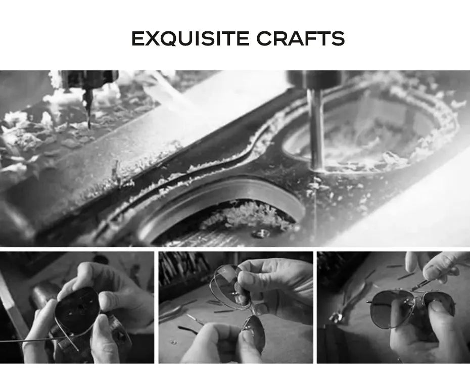 CAPONI Sunglasses Men Polarized Outdoor Ultra Light Pure Titanium Black Sunglasses Original Designer Photochromic Shade BS23503 - Suncollections