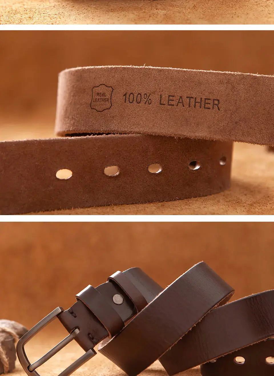 Top Cow genuine leather belts for men luxury - Suncollections