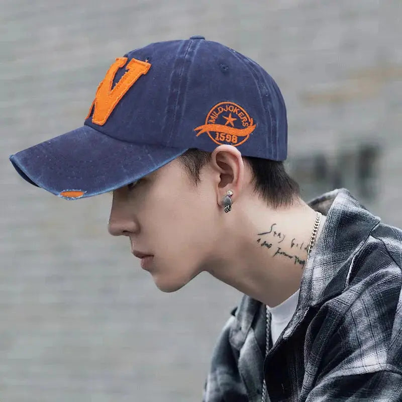 W Letter Baseball Cap - Suncollections