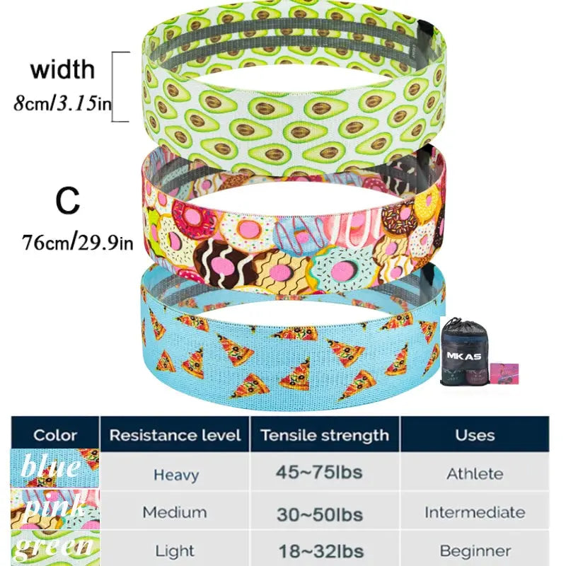 Hip Fitness Resistance Bands - Suncollections