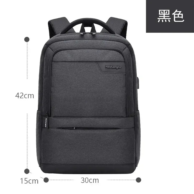 Wholesale Custom Logo Anti Theft Computer Bag College Student USB Business Backpack Laptop Bags Mochilas Con Cargador for Men - Suncollections