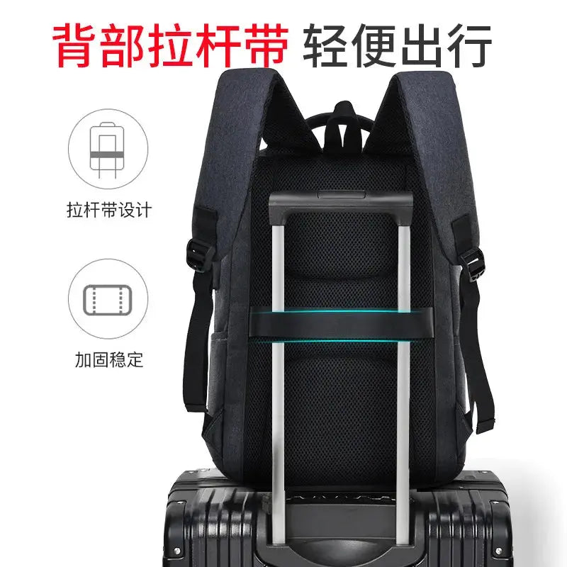 Wholesale Custom Logo Anti Theft Computer Bag College Student USB Business Backpack Laptop Bags Mochilas Con Cargador for Men - Suncollections