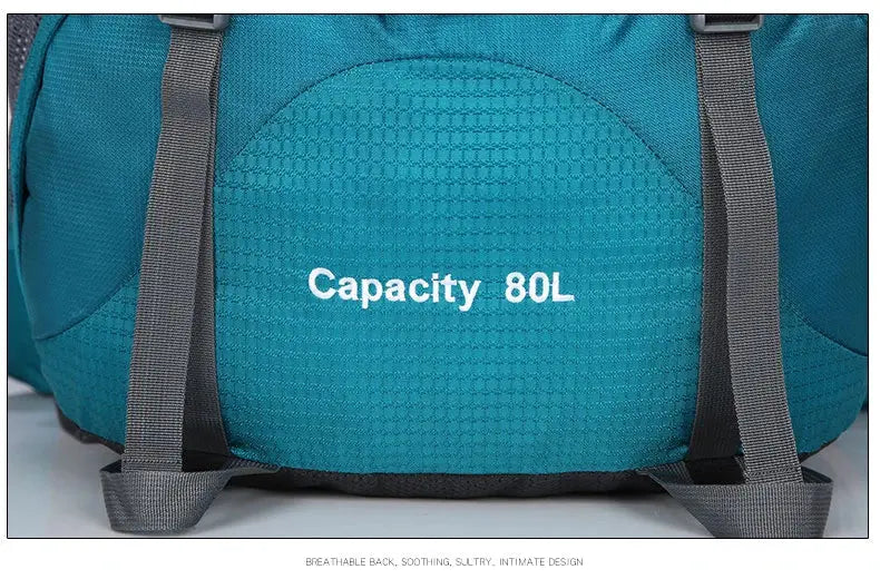 80L Large Capacity Outdoor Backpack Camping Travel Bag - Suncollections