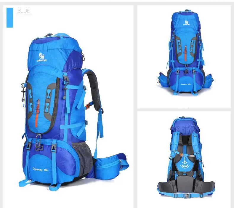 80L Large Capacity Outdoor Backpack Camping Travel Bag - Suncollections