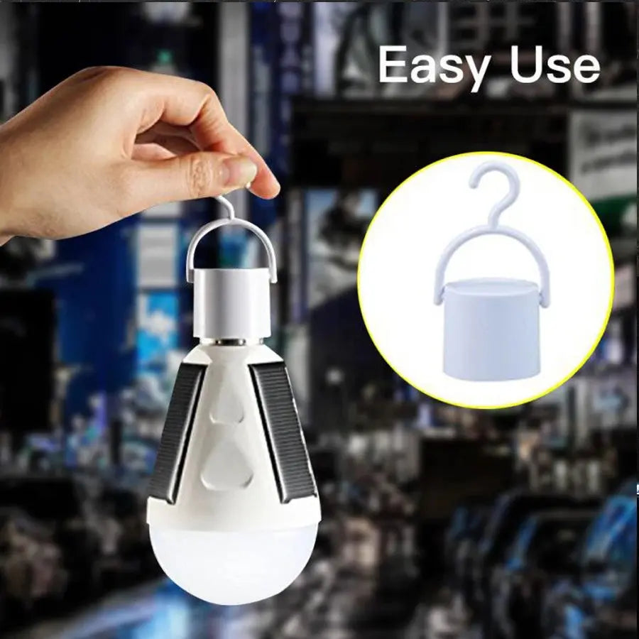 LED Solar Power Bulb Protable LED Solar Lights Rechargeable Lampada LED Waterproof Outdoor Camps Tent Garden Lights Dropshipping - Suncollections