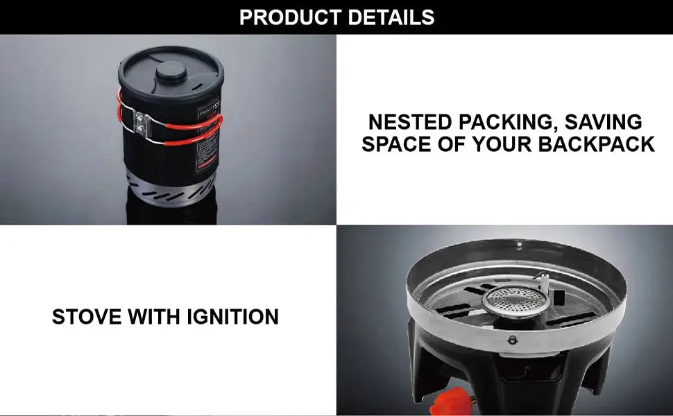 Fire Maple Star X1 Camping Stoves Outdoor Hiking Cooking System With Stove Heat Exchanger Pot Bowl Portable Gas Burners FMS-X1 - Suncollections