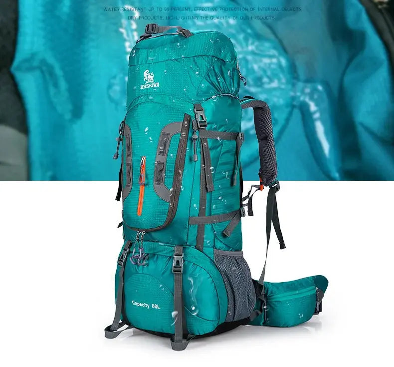 80L Large Capacity Outdoor Backpack Camping Travel Bag - Suncollections