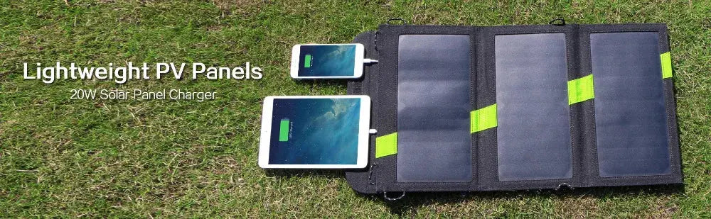 X-DRAGON Solar Mobile Power Battery Charger 5V 20W Portable Outdoor Foldable Solar Panel Cells Micro USB for Xiaomi iPhone iPad - Suncollections