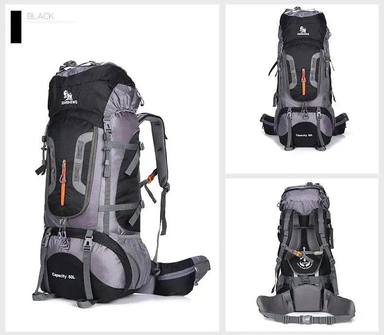 80L Large Capacity Outdoor Backpack Camping Travel Bag - Suncollections